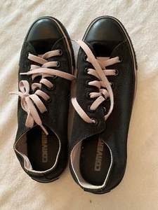 Converse Chuck Taylor All Star schwarz/pink Low Top Herren 6 Damen 8 Board - Bild 1 von 5
