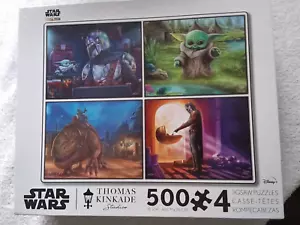 Ceaco - 4 in 1 Multipack - Thomas Kinkade - Mandalorian Collection COMPLETE - Picture 1 of 1