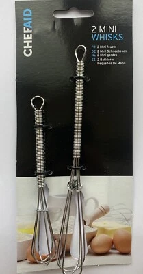ChefAid Mini Whisks  Set Of 2 Dressings Cream Whipping - Image 1 of 4