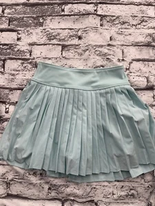 Abercrombie Kids Girls Blue Pleated Skort Skirt 11/12 NWOT Elastic Waist H09 - Picture 1 of 3