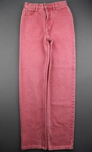 Vintage Girl's Guess Jeans Georges Marciano High Rise Red USA Made Size 12 - Picture 1 of 9
