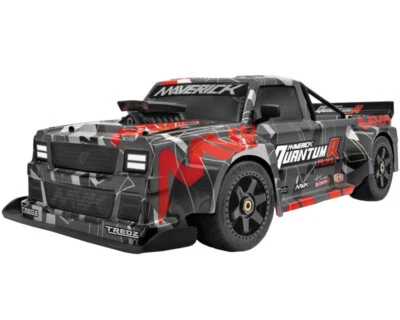 Maverick MV150313 QuantumR Flux 4S 1:8 4WD Race Truck Grey/Red RTR modellismo - Immagine 1 di 4