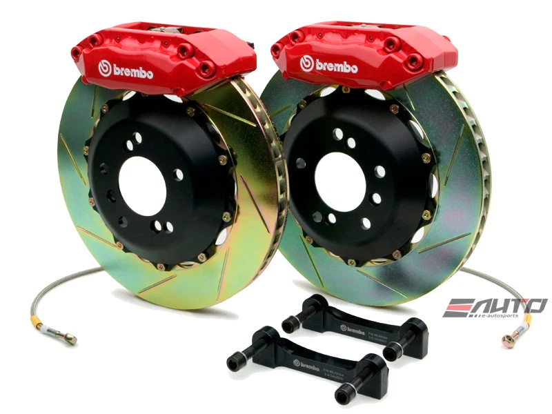 Pinza Brembo Front GT BBK Big Brake 4pots roja 328x28 ranura rotor RX8 RX-8 04-11 Foto 1 de 1