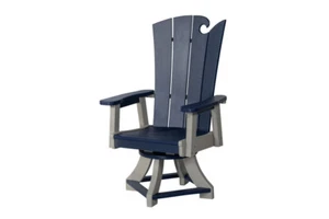 OceanWavz Dining Chair, Swivel Poly - Amish Crafted - Picture 1 of 3