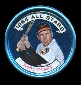 1964 Topps Coin #125 Brooks Robinson All-Star - Baltimore Orioles - Hall of Fame - Picture 1 of 1