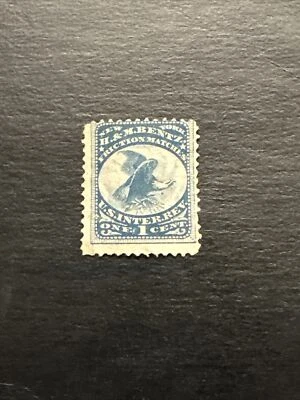 H. & M. Bentz Matches 1c U.S.A. Internal Revenue #RO28a Private Die Proprietary - Image 1 of 2