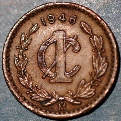 México ESTADOS UNIDOS MEXICANOS Centavo 1946 KM# 415 Foto 1 de 2