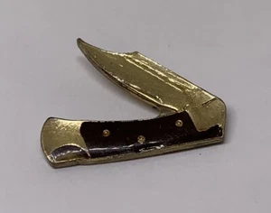Vintage Klapp Taschenmesser Outdoorsman Camping Anstecknadel (175) - Bild 1 von 2