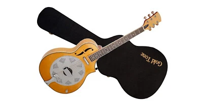 GOLD TONE MOJO Round-Neck Resonator Guitar W/Pickup and Case NEW - Image 1 of 4