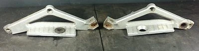 1985 Honda CB650 Nighthawk 650 left right rear passenger foot peg brackets mount - Image 1 of 4