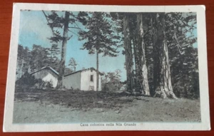 CARTOLINA D'EPOCA VIAGGIATA CALABRIA CASA COLONICA NELLA SILA GRANDE 1927 - Imagen 1 de 2