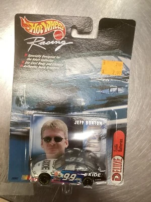 Baterías Hot Wheels Racing #99 Jeff Burton 2000 Deluxe Exide modelo diecast 1/64 Foto 1 de 2