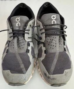 On Cloud Athletic Shoes Woman’s Size 7 Gray Swiss Engineering Running Gym - Picture 1 of 8