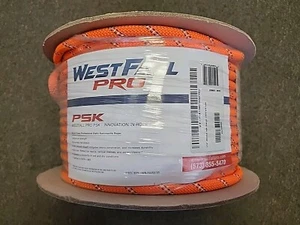 NEW SEALED Westfall Pro PSK Kernmantle Rope Orange - 7/16" x 300' - Factory End - Bild 1 von 5