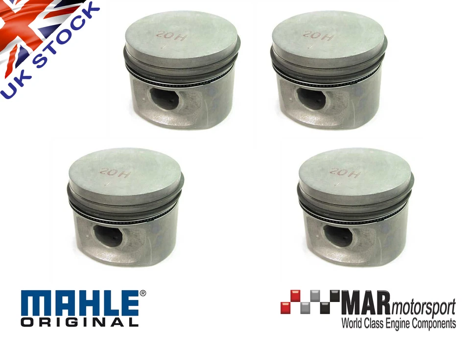 4 x Ford 2.0 OHC | Pinto | RS 2000 | Capri MAHLE PISTONS  91.83mm - High Comp - Image 1 of 1