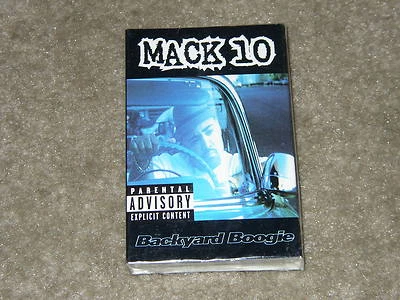 Mack 10 "Backyard Boogie" Gangsta Hardcore Rap. Brand New Single Cassette tape. - Image 1 of 3