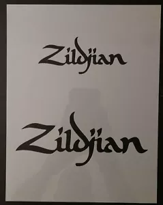 Zildjian Cymbal Cymbals 8.5" x 11" Custom Stencil FAST FREE SHIPPING - Picture 1 of 1