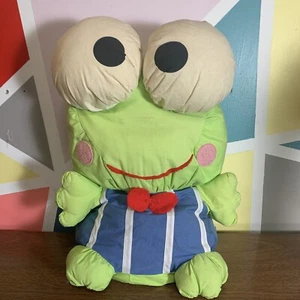 1994 Rare Vintage Sanrio JUMBO Plush Tissue Box Cover Keroppi Frog 17” - Picture 1 of 6