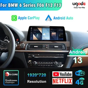 10.25" Apple Carplay Screen For BMW 6 Series F06 F12 F13 Android13 GPS Navi 128G - Picture 1 of 9