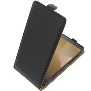 Tasche für Elephone R9 FlipStyle Handytasche Schutz Hülle Flip Case Schwarz - Bild 1 von 4