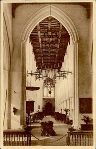 CE3317 thaxted the parish church nave Essex england uk - Picture 1 of 2