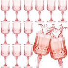 12 pièces verres à vin en plastique à motifs coupe colorée flûtes à champagne verre...