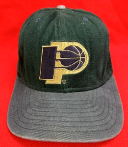 Vintage Indiana Pacers New Era Dupont Visor Low Profile Strapback Hat Cap USA - Picture 1 of 13