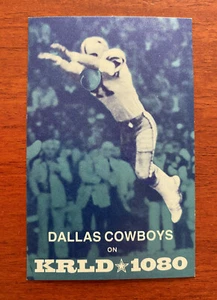 NFL 1977 DALLAS COWBOYS Football Schedule KRLD Chevrolet Chevy CHARLIE WATERS - Picture 1 of 2