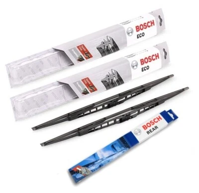 3x Scheibenwischer ECO + TWIN von BOSCH passt für BMW 3er e30 Touring 1987-1994 - Bild 1 von 3