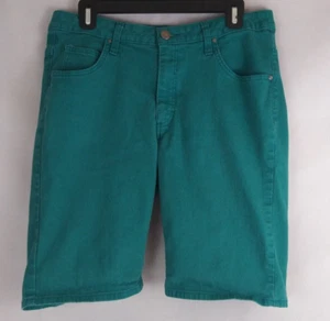 Riders By Lee Women's Teal Jean Shorts Size 14 - Picture 1 of 7