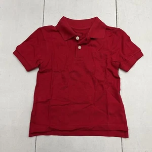 The Children’s Place Classic Red Jersey Polo Boys Size XS NEW - Picture 1 of 6