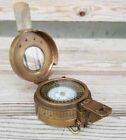 Brass Antique British  Prismatic Military  Vintage Mark II Pocket  Compass Gift