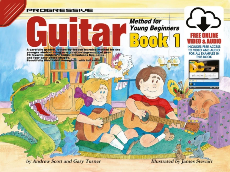 Progressive Guitar Method for Young Beginners Book 1 Bk/OA - image 1 of 1