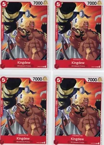 ONE PIECE Card Game Paramount War 4X KINGDEW OP02-006 C English - Picture 1 of 1