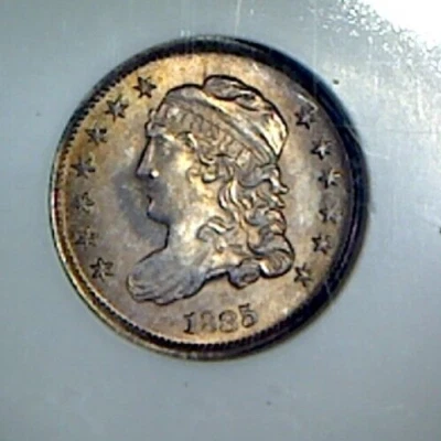 1835 Capped Bust Half Dime-LM-10  NGC MS65! StunningType Coin! - Image 1 of 4