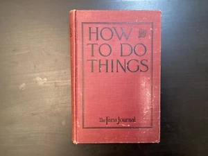 How To Do Things (1919 HC) Farm Journal Antique DIY Book - Imagen 1 de 24