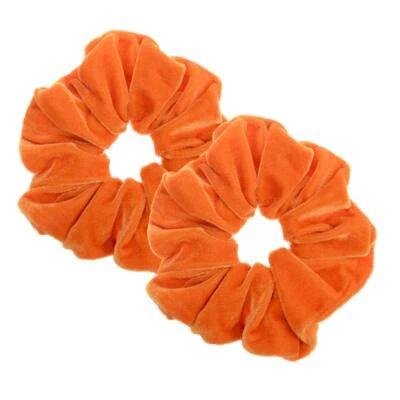 Bandas elásticas grandes naranjas para cabello de mujer 2 piezas Foto 1 de 3