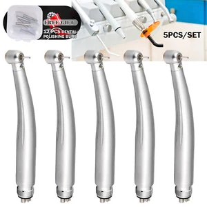 5PCS NSK Style Dental Fiber Optic LED E-generator/ High Speed Handpiece 4 Holes - Picture 1 of 21