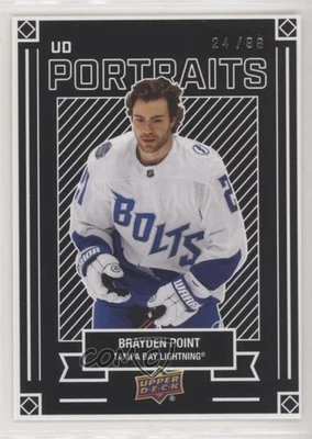 2022-23 Upper Deck Series 1 UD Portraits Gold /99 Brayden Point #P-5 - Image 1 of 2