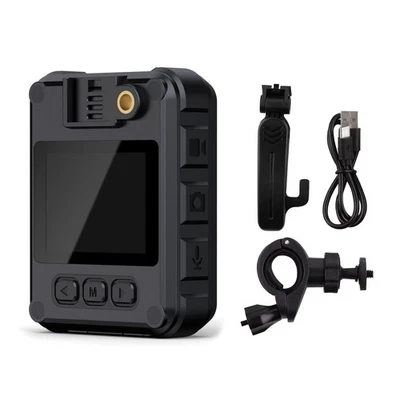 IP65 HD 2K Mini Clip Camera Video Audio Body Recorder IR Night Vision Out/Indoor - Image 1 of 4