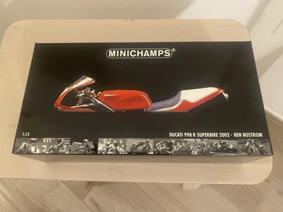 1:12 Minichamps Ducati 998 R  Superbike 2002 Ben Bostrom 4012138045521 - Immagine 1 di 2