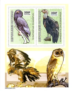 Aves - Rapaces - Imperfecto - Bloque De Lujo - Imagen 1 de 6