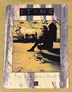 DOSSIER DE PRESSE MÉDIA STING 1993 + PHOTO — DIX CONTES D’INVOCATEUR A&M LA POLICE - Photo 1/2