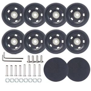 Luggage Wheels Replacement Kit 50mm x 12mm, Suitcase Replacement Wheels with ... - Picture 1 of 6