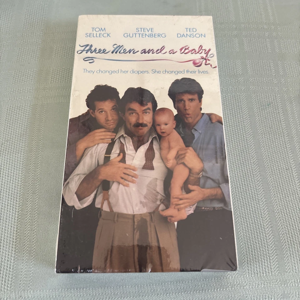Three Men and A Baby Sealed VHS Vintage Movie Video Foto 1 de 2
