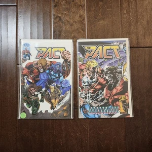 The Pact #1 & #2 Image Comics 1994 Youngblood Crossover Lotto Set Supereroi - Foto 1 di 6