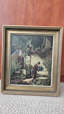 Ölgemälde: Malerei Oel/Lwd. - 30 X 36 cm - signiert 1982 - Bild 1 von 4