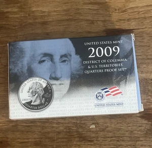 2009 U.S. Mint District of Columbia & U.S. Territories Quarters Proof Set COA - - Picture 1 of 2