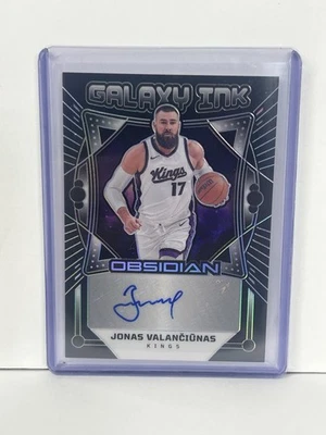 2024-25 Panini Obsidian Jonas Valanciunas Auto Galaxy Ink /149 - Image 1 of 2