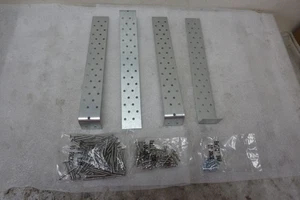 Box mit 12" Stahl Montage Riemen Klammern Verbindungsplatten - Bild 1 von 7